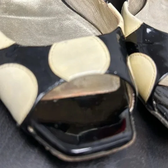 VTG Valentino Garavani Patent Leather Polka Dot Flats IT 37 US 7 - Picture 10 of 11